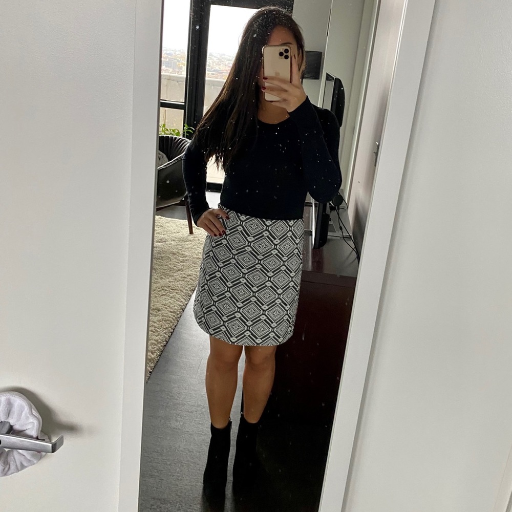 J. Crew Patterned Skirt - Size 0